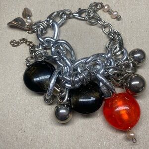 LOLOZJOYA one of a kind chunky charm bracelet ⛓️